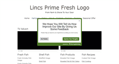 Desktop Screenshot of lincsprimefresh.co.uk